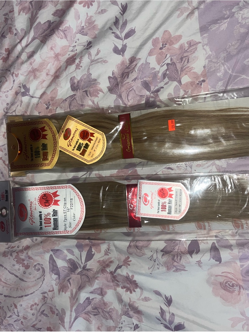 Light Blonde Remy Human Hair Extensions - 100% Human Hair